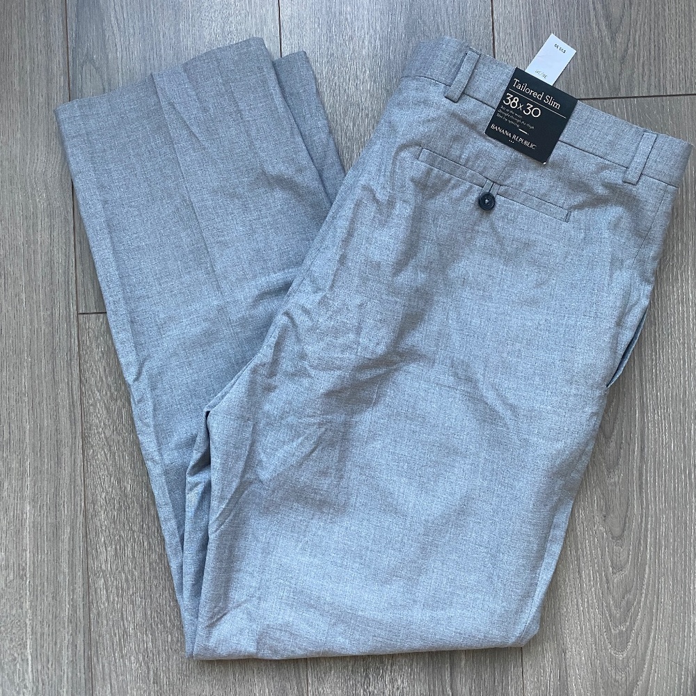 38x30 Tailored Slim Fit Slacks Banana Republic